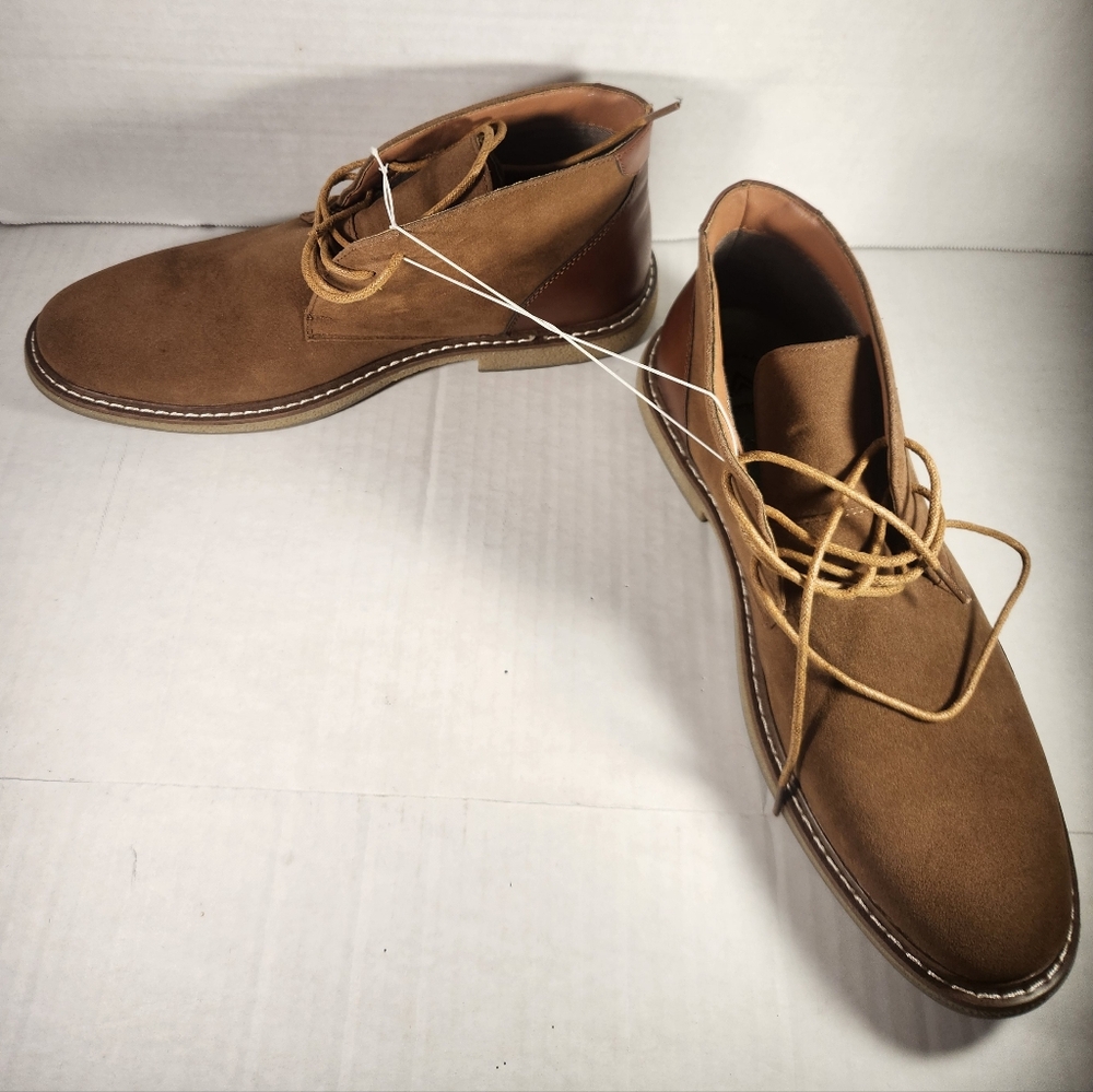 NWOT Men's Vance Co. Suede & Leather Chukka Boot - Picture 5 of 7